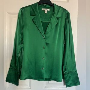 Banana Republic 100% Silk Resort Shirt